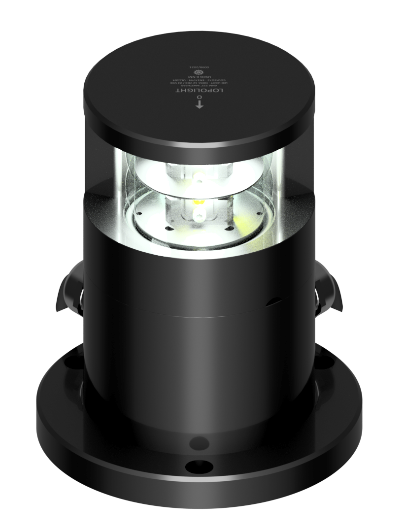 5nm 225° White, Masthead, Double, Ice-class, blk 5nm 225° White, Masthead, Double, Ice-class, blk